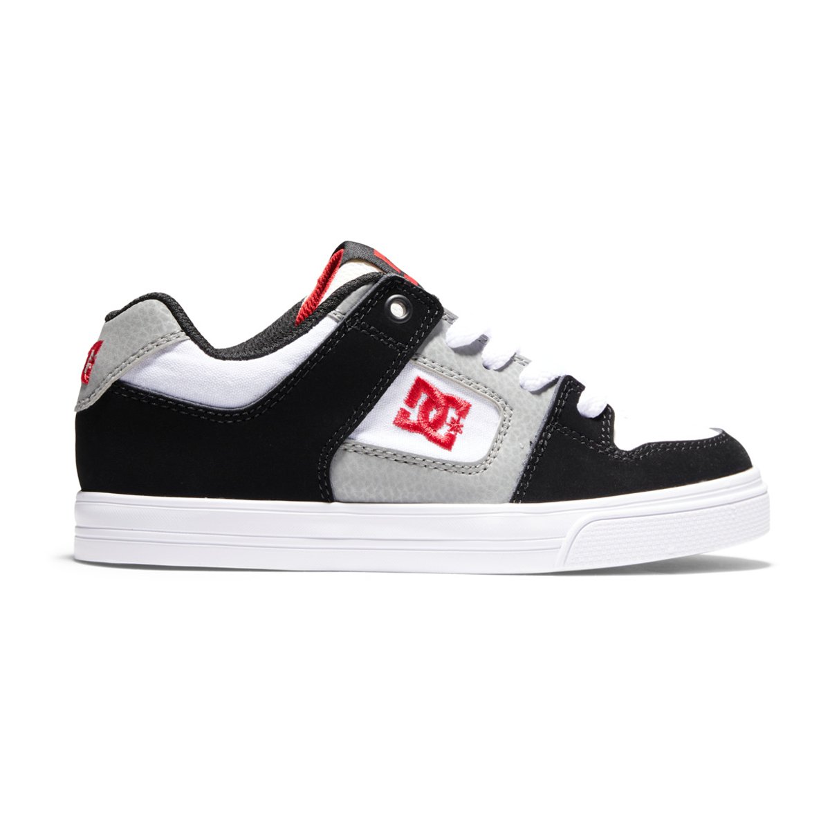 Chaussures en cuir PURE. noir white/black/red, DC SHOES