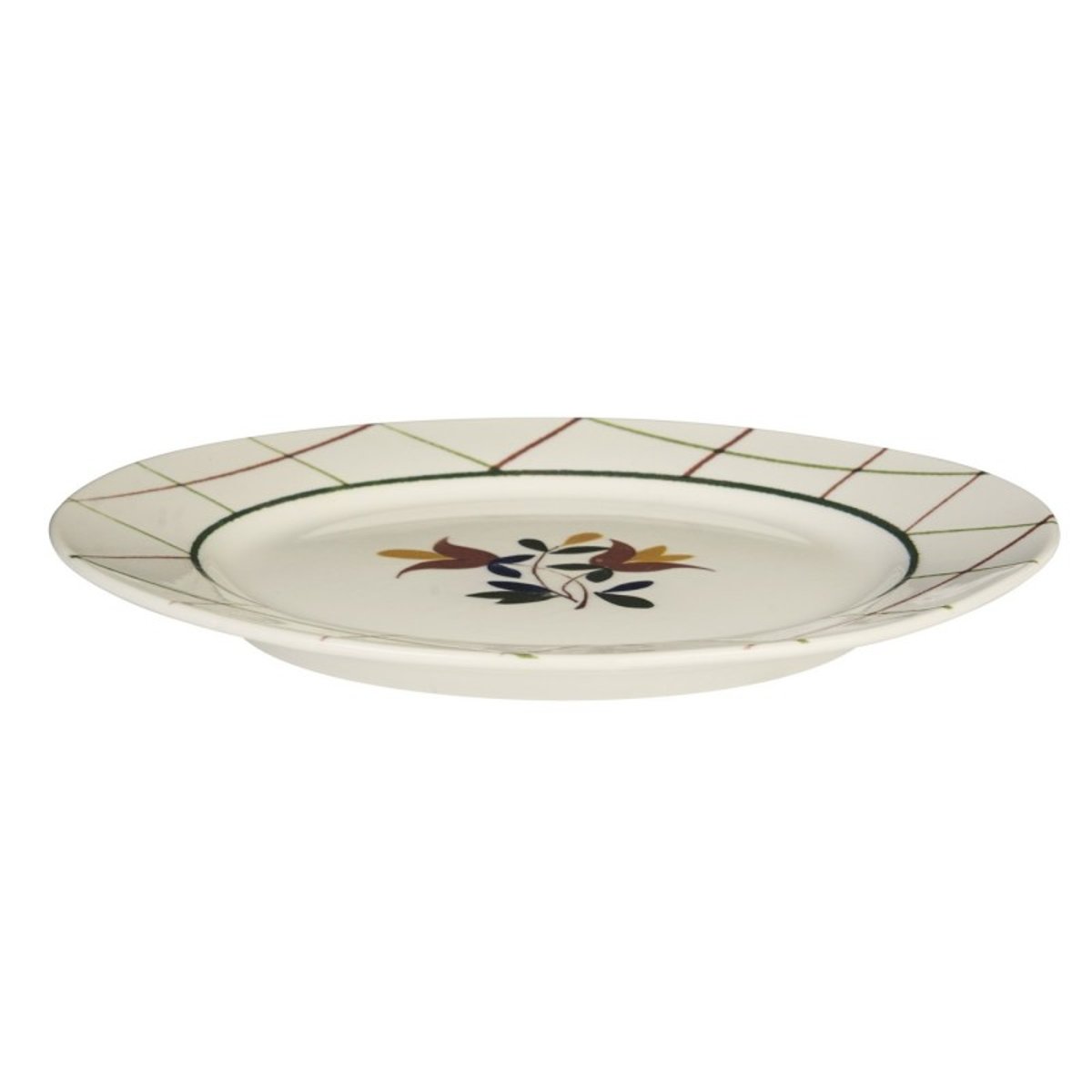 Asiette plate motif floral multicolore, MADAM STOLTZ