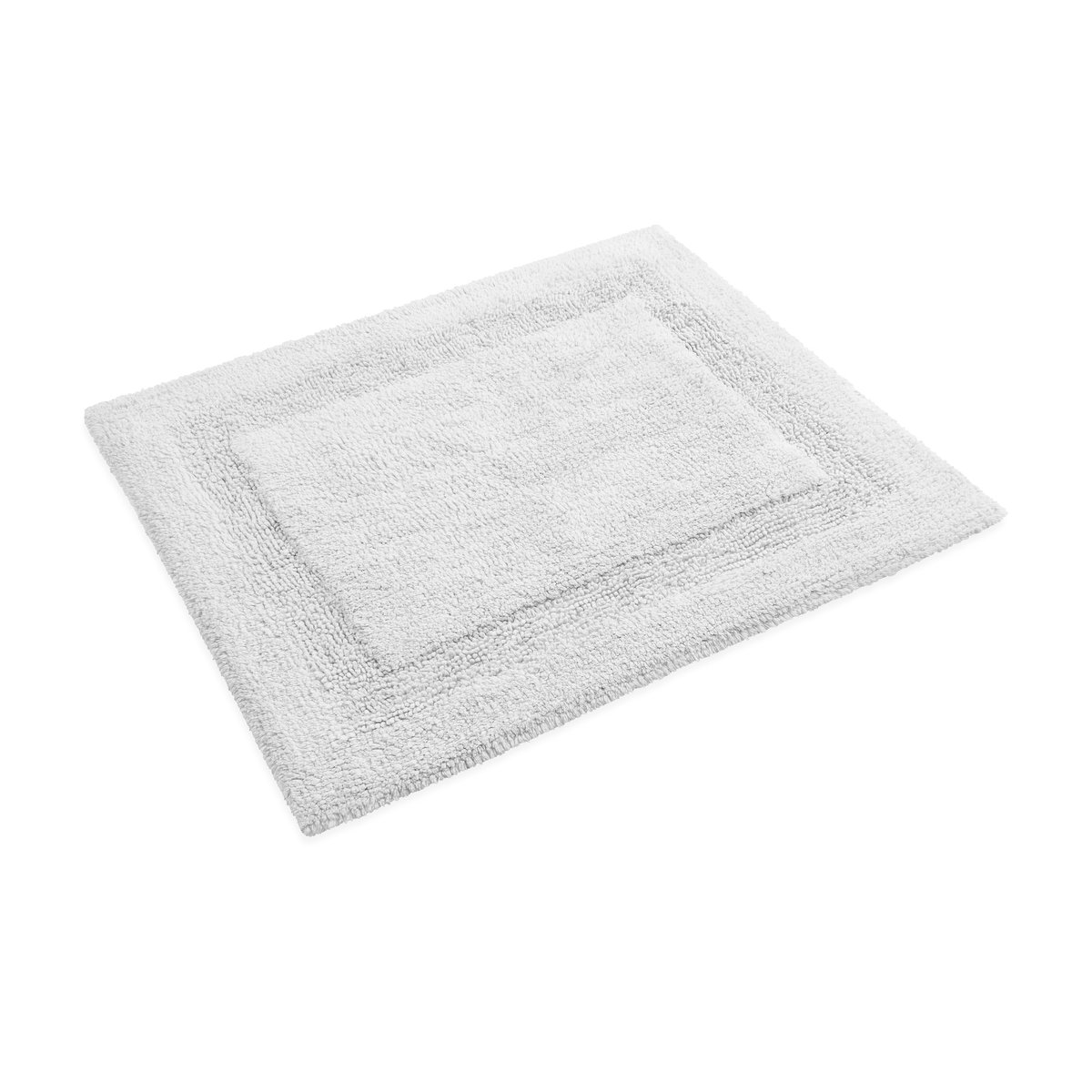 Tapis de bain coton 1750 g/m², moelleux ,  KNUT blanc, WECON HOME
