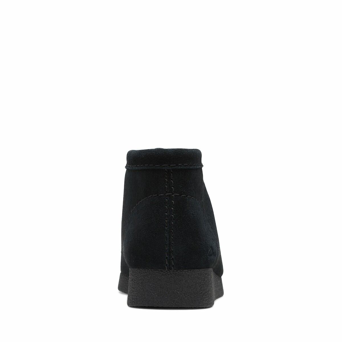 Chaussures en cuir suédé Wallabee noir, CLARKS