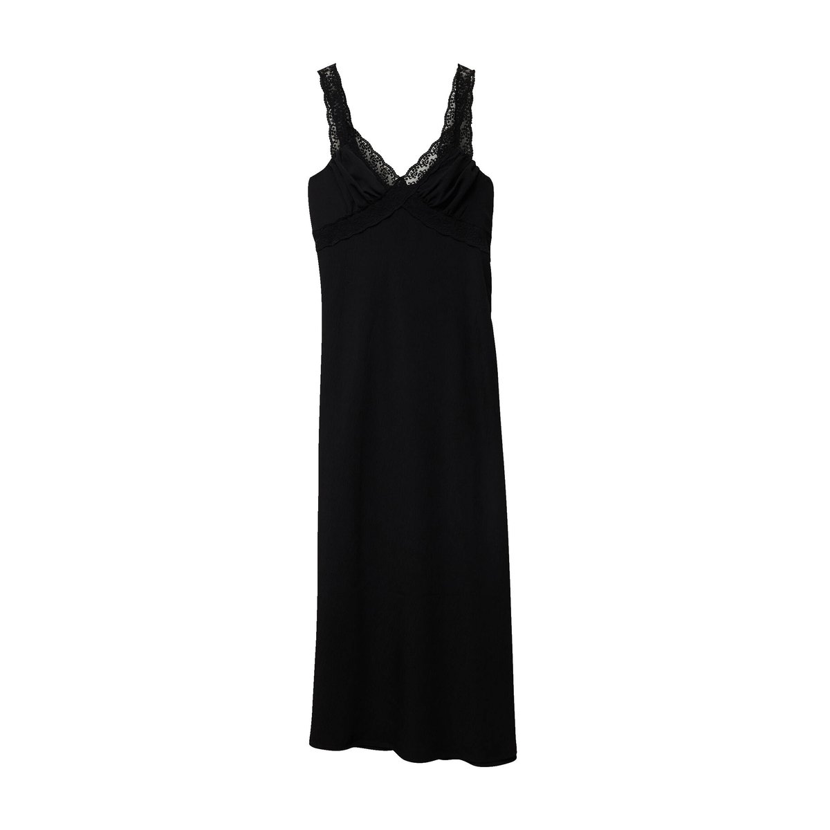 Robe longue évasée noir, CACHE CACHE