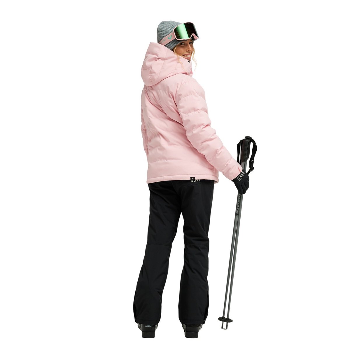 Veste de snow technique SNOWYHILL PUFFY 10K. rose rose shadow, ROXY