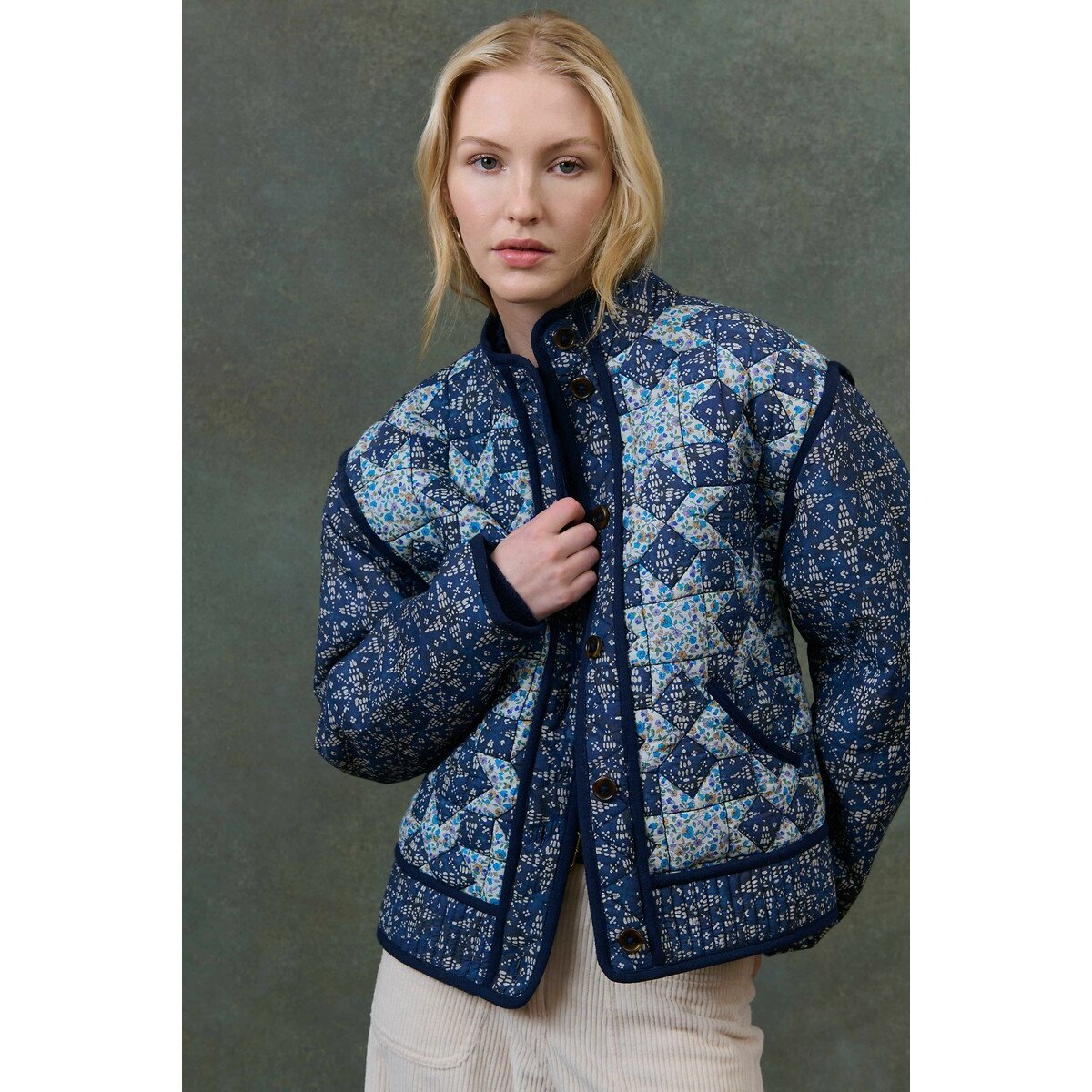 Omotayo Printed Patchwork Jacket 90004372, LOUISE MISHA