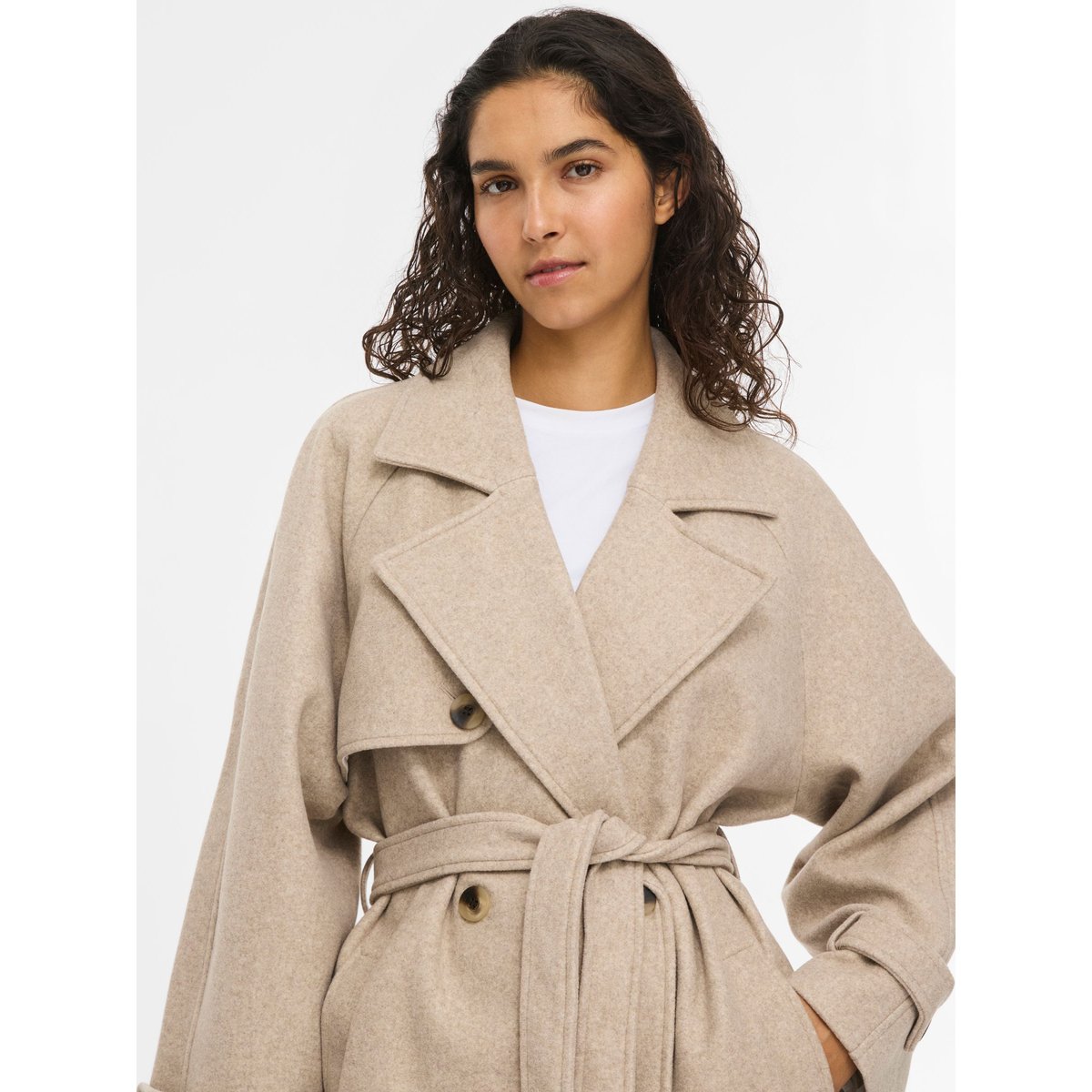 Manteau marron - natural melange1, VILA