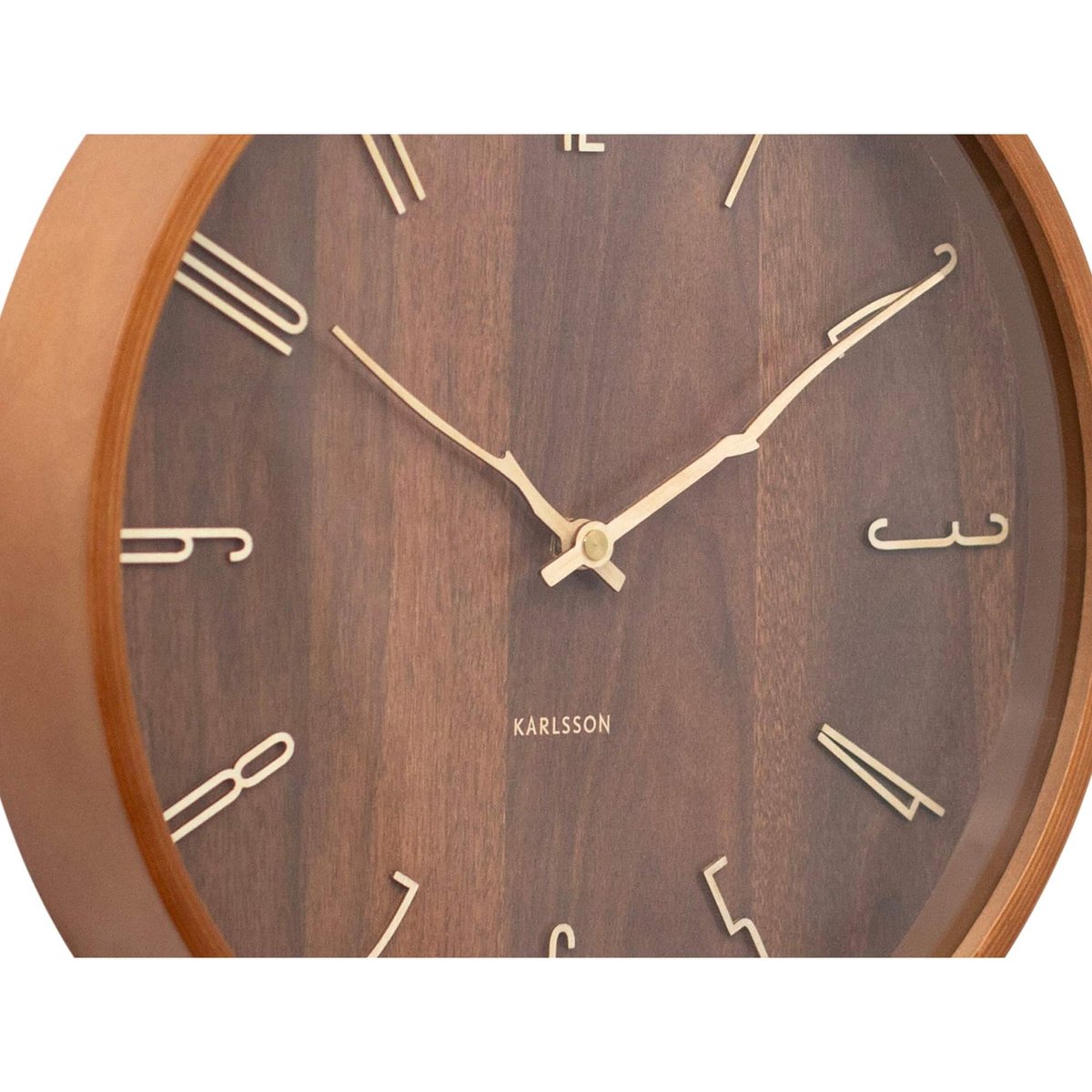 Horloge Murale Bois RAMA bois foncé, KARLSSON