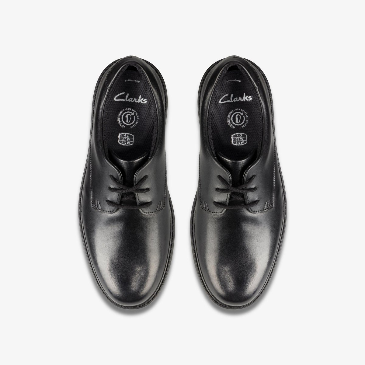 Derbies Cuir Coupe Large LOXHAM DERBY Y noir, CLARKS