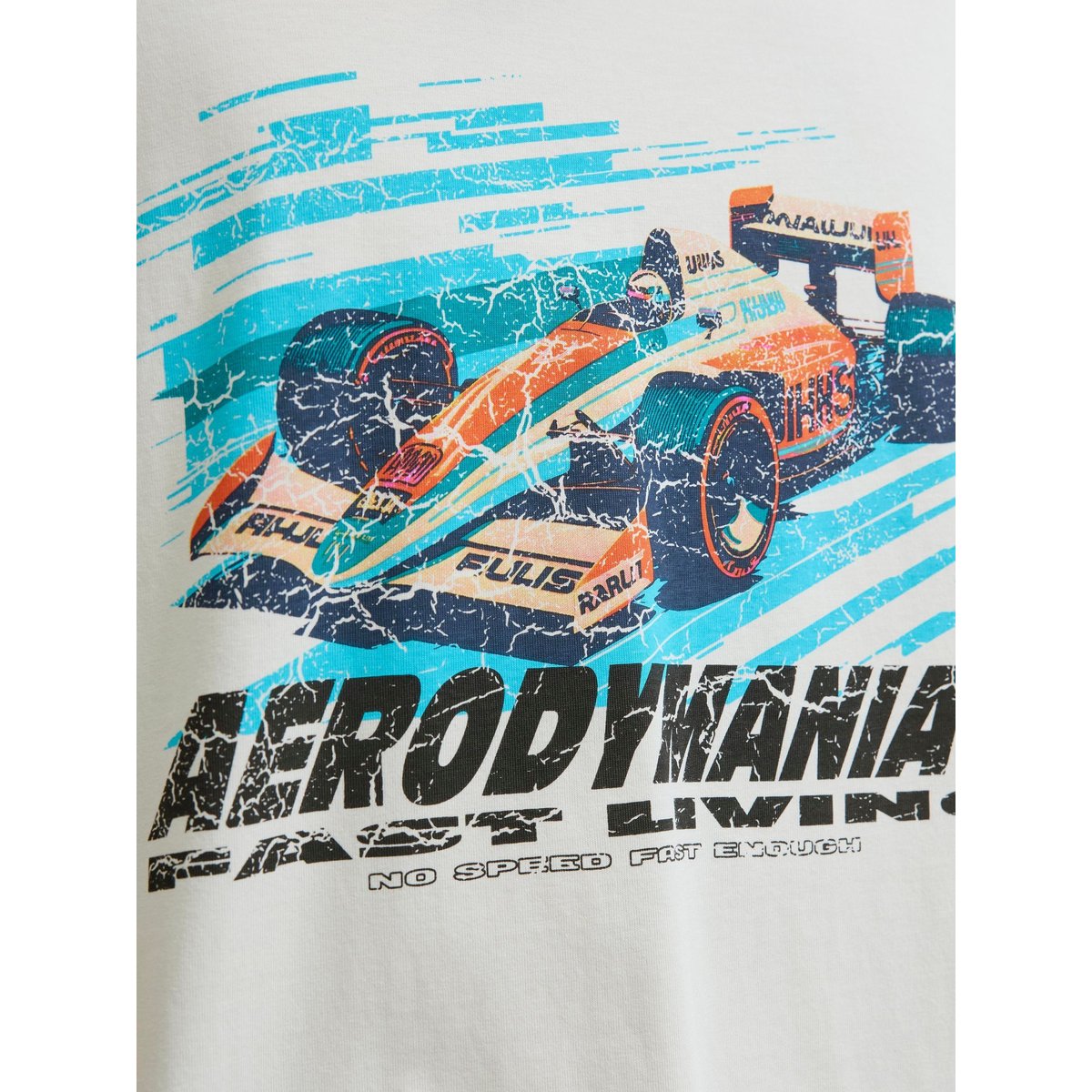 T-Shirt antique white, JACK & JONES