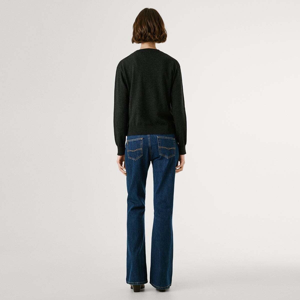 Pull Col Rond En Maille noir, PEPE JEANS