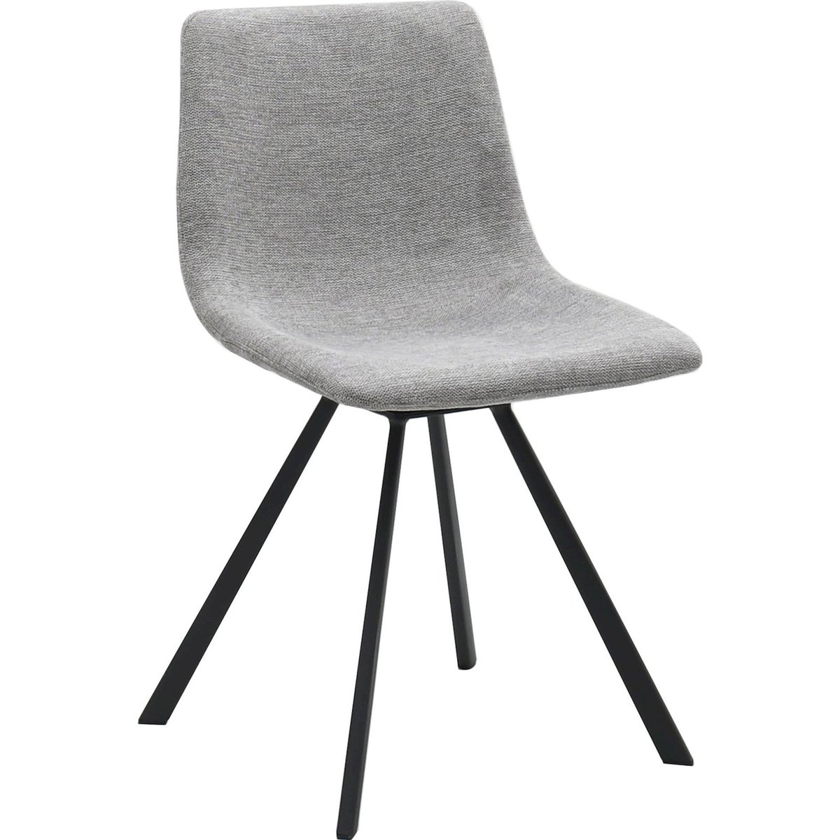 Chaise pivotante tissu collection YUKON gris clair et noir, RECOLLECTION