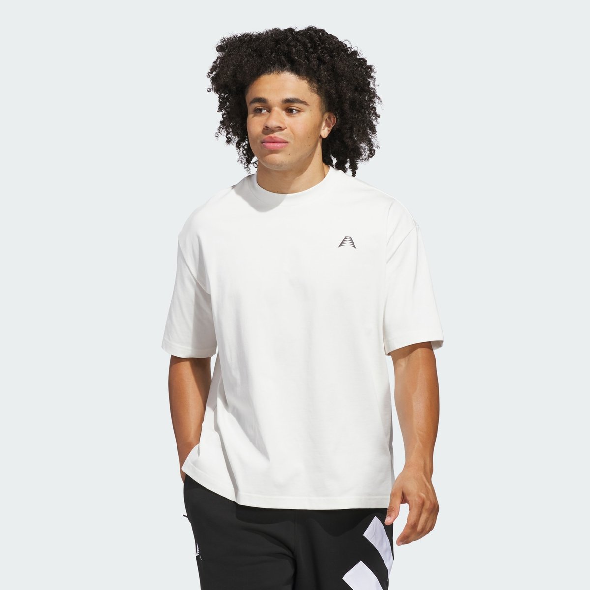 T-Shirt Anthony Edwards T-Shirt Anthony Edwards cloud white, adidas Performance