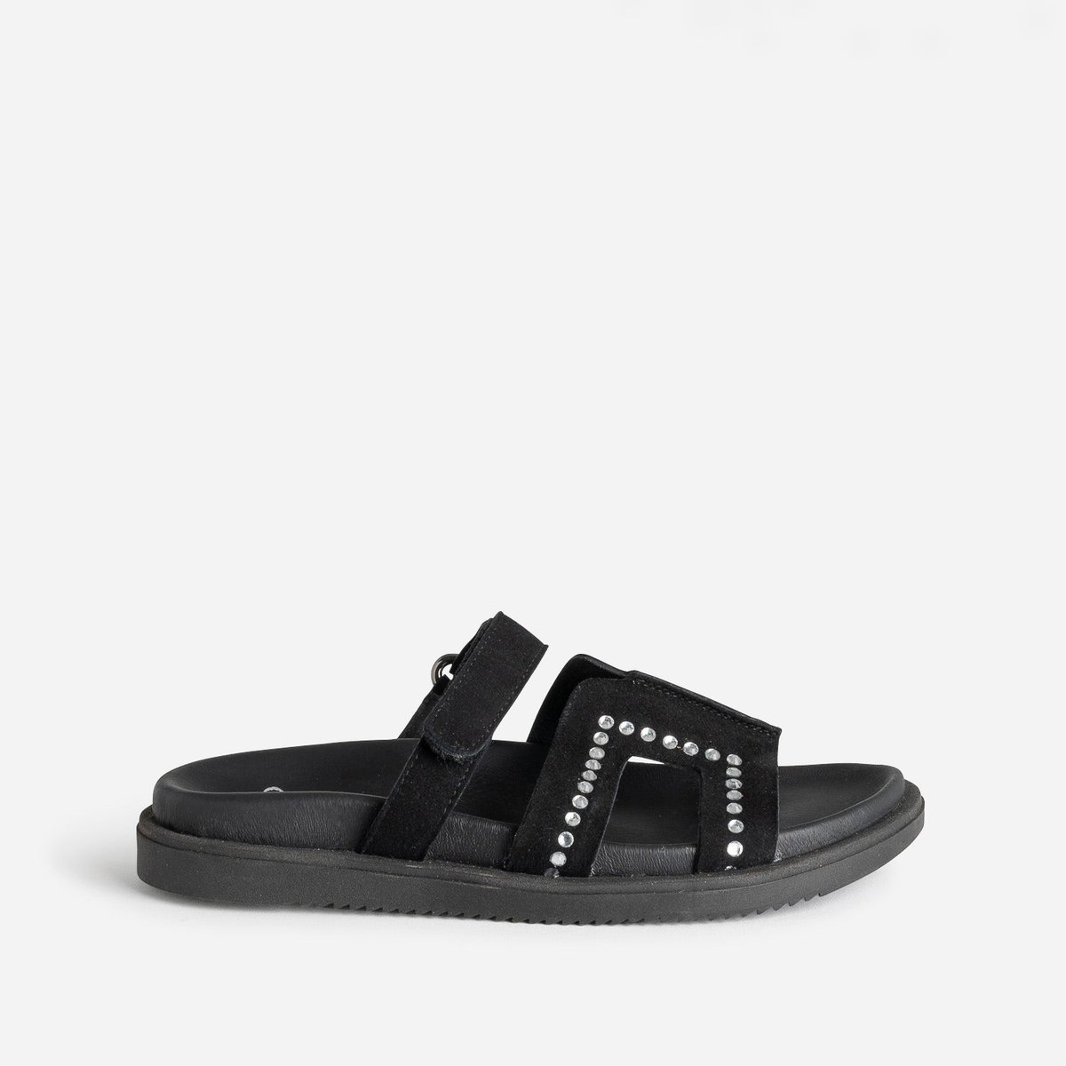 Mule en cuir MAIANA noir, TEXTO