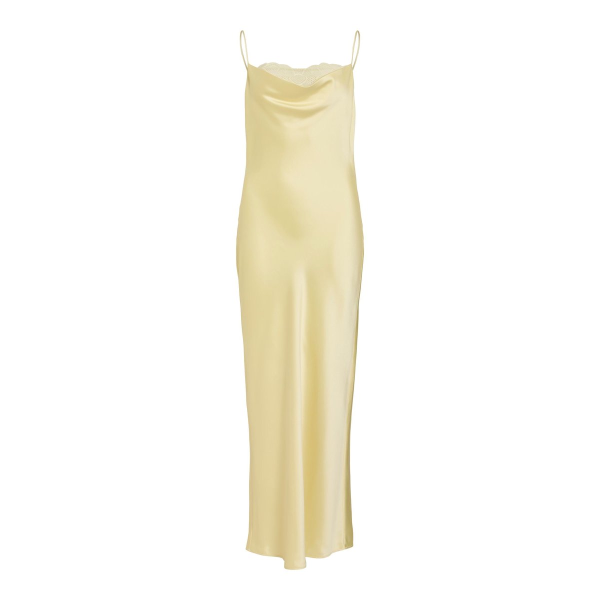 Robe Longue pastel yellow, VILA