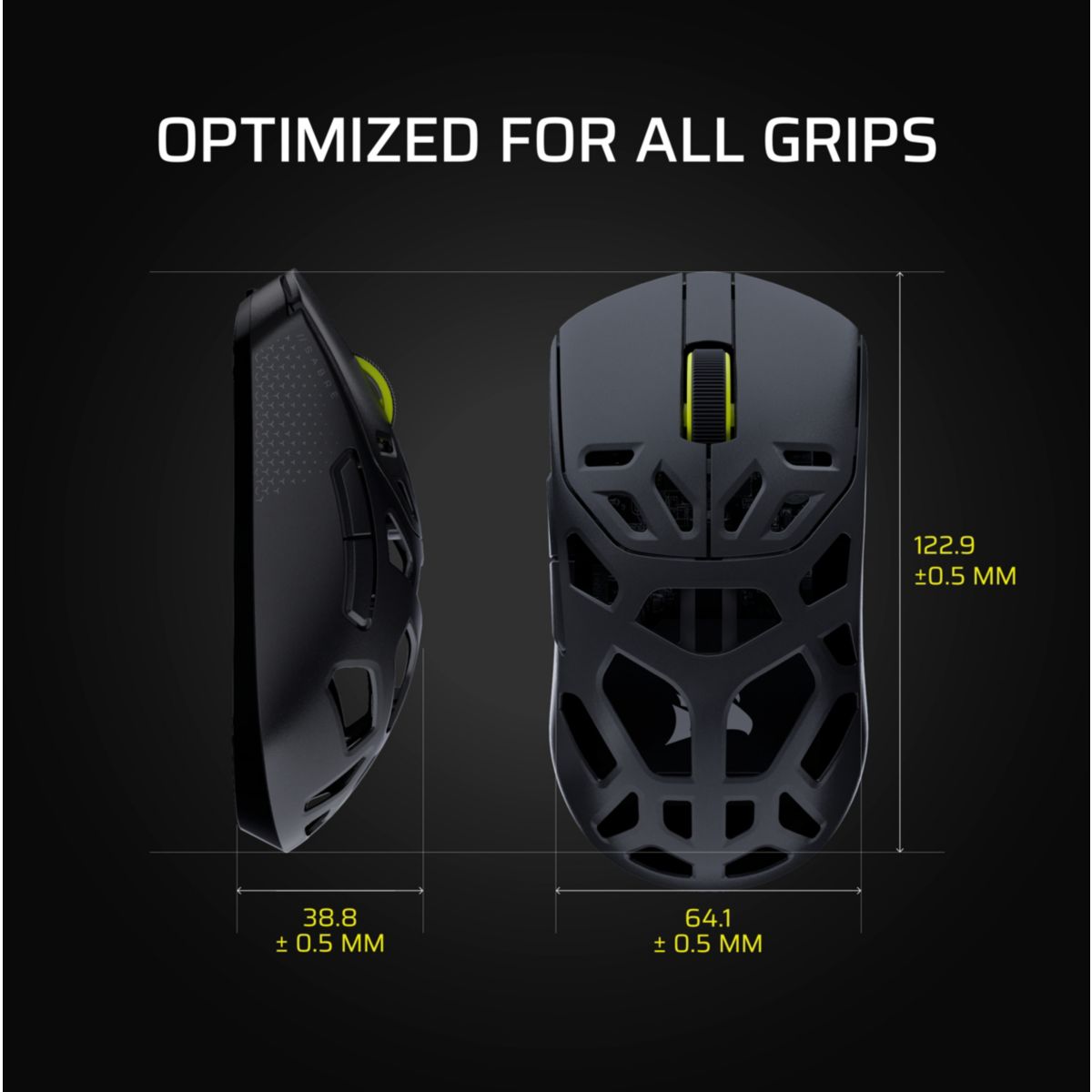 Souris Gamer Sans Fil SABRE v2 PRO Wireless MG couleur unique, CORSAIR