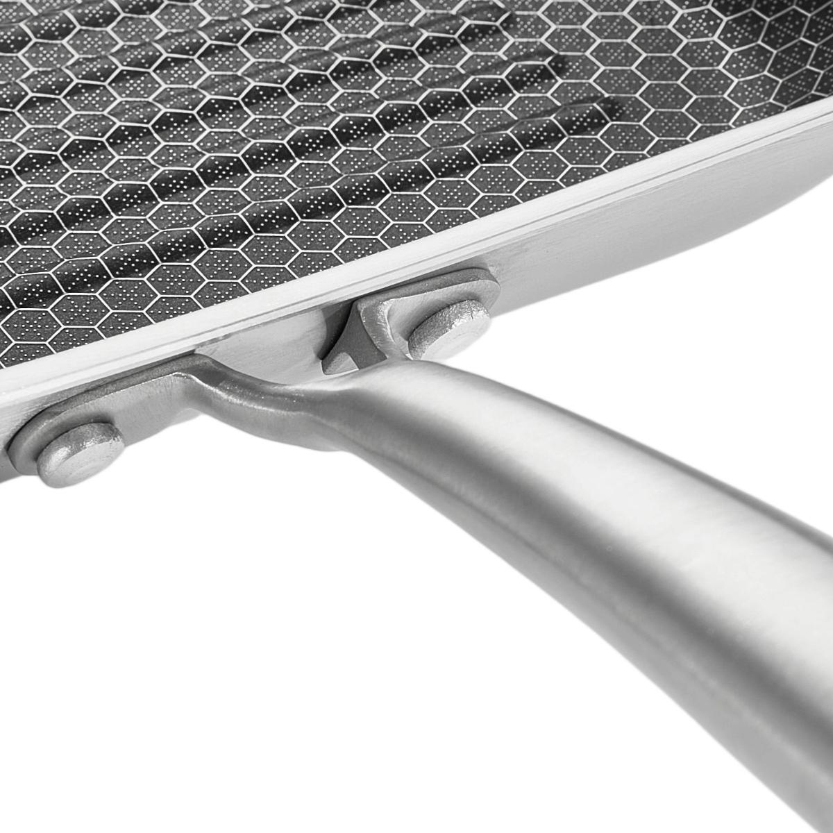Grill 28cm triplex - "BlackSteel" couleur unique, GAM HOTEL