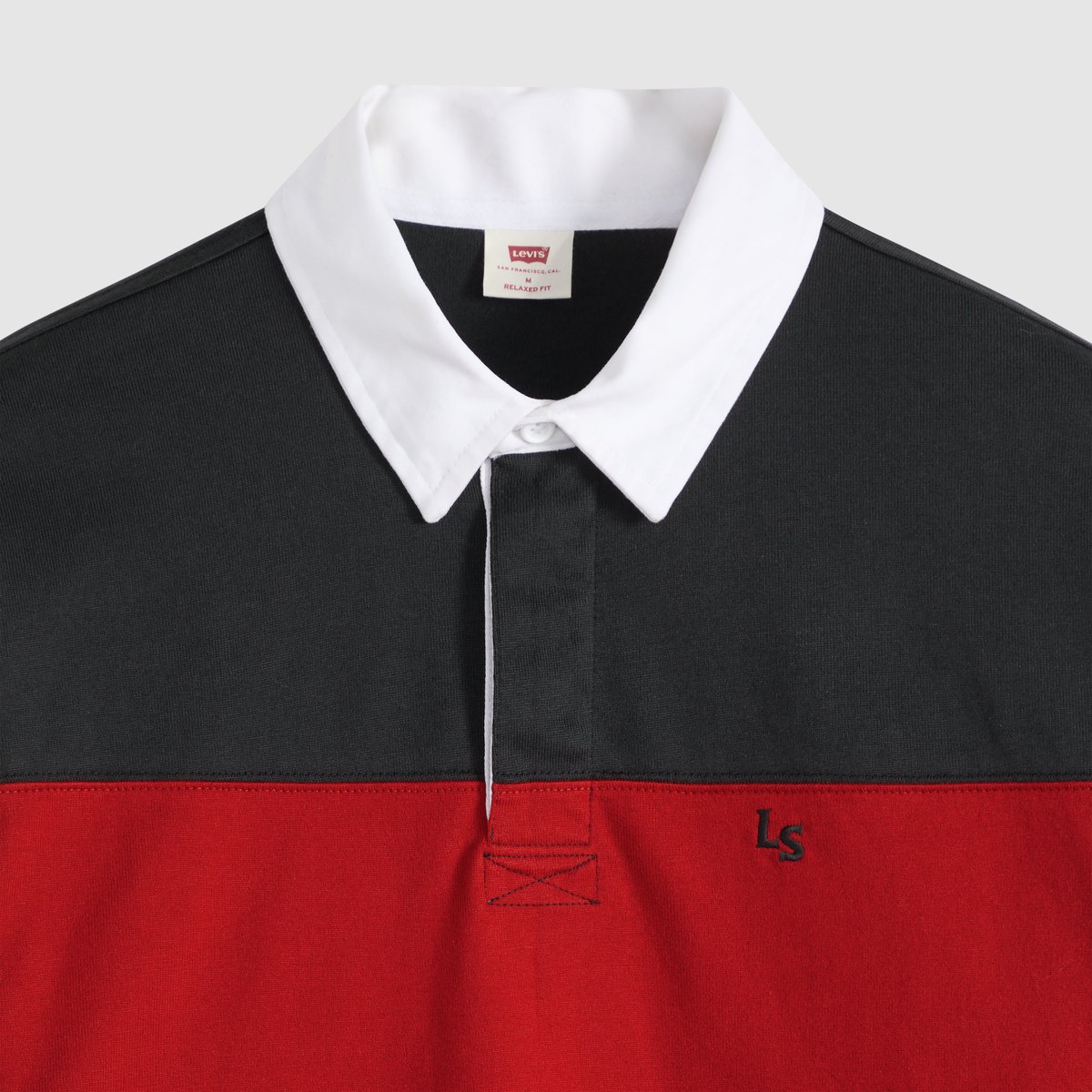 Polo de Rugby Union multicolore - jesse jet black, LEVI'S