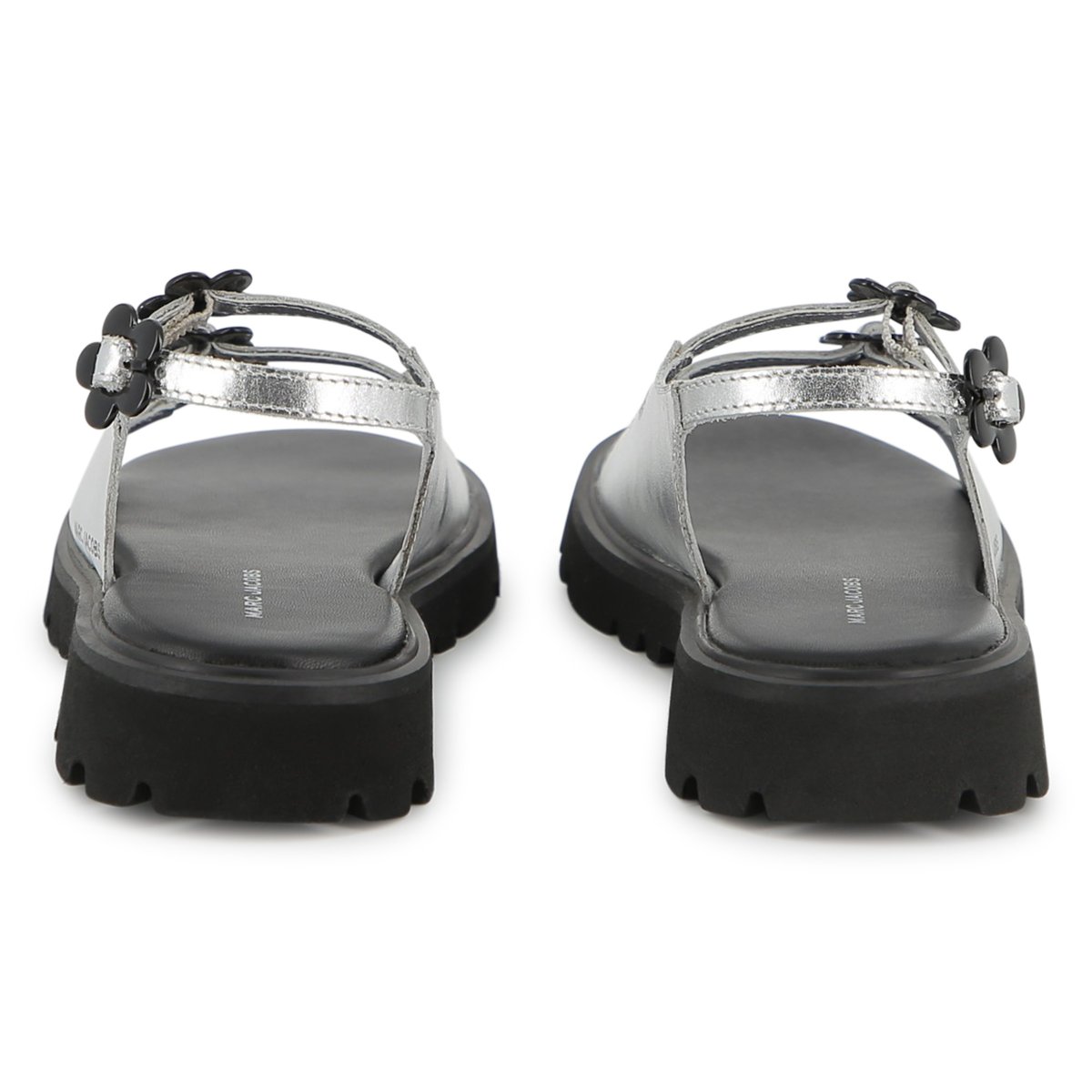 Sandales cuir de vachette silver, MARC JACOBS