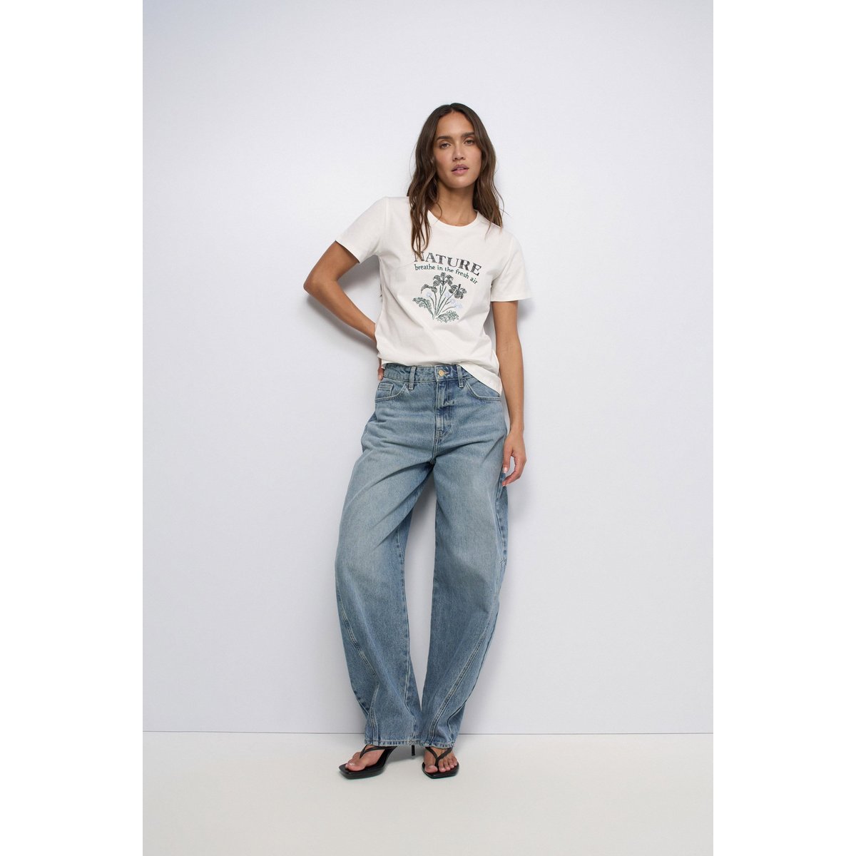 T-SHIRT AVEC BRODERIE blanc, SALSA JEANS