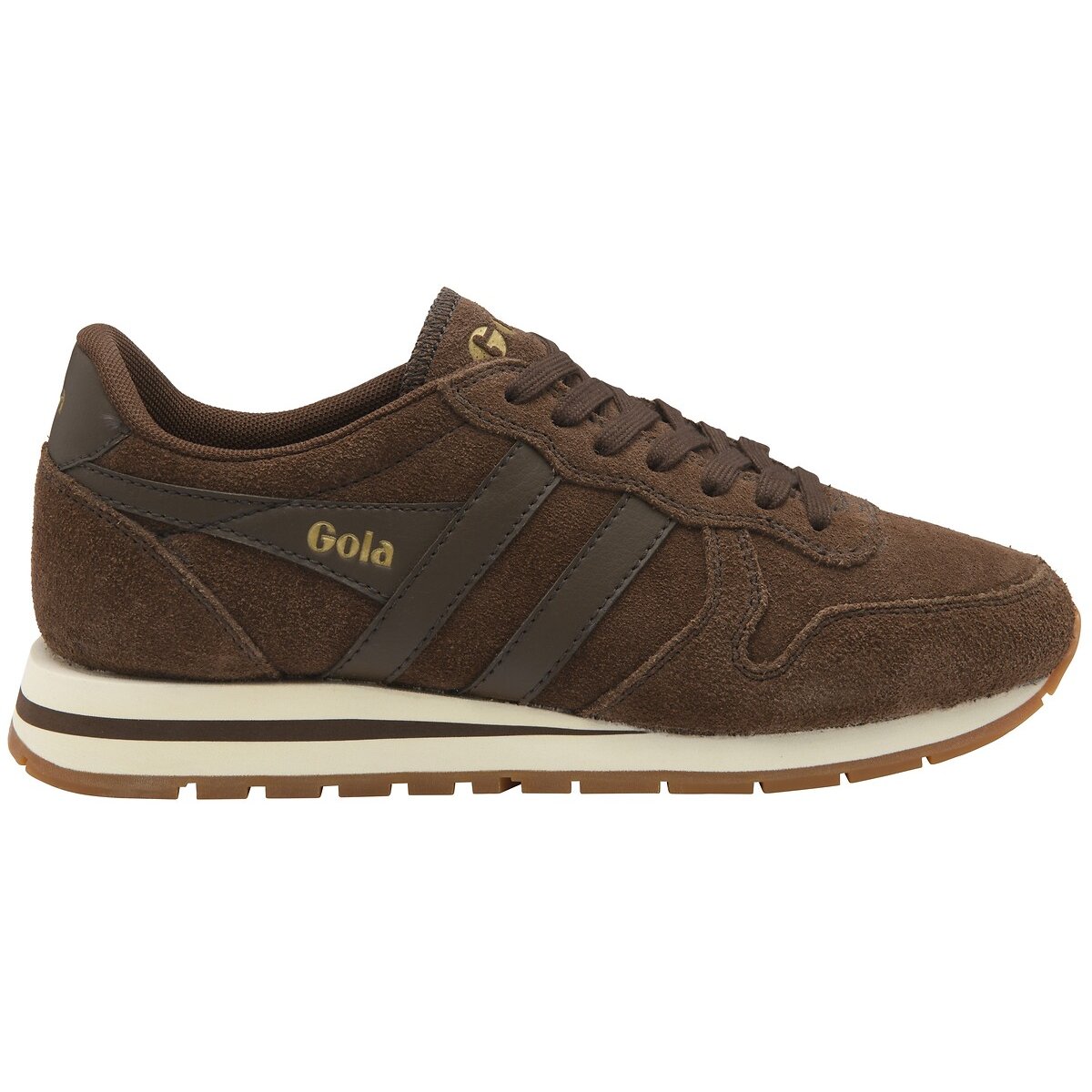 Baskets DAYTONA SUEDE marron foncé, GOLA