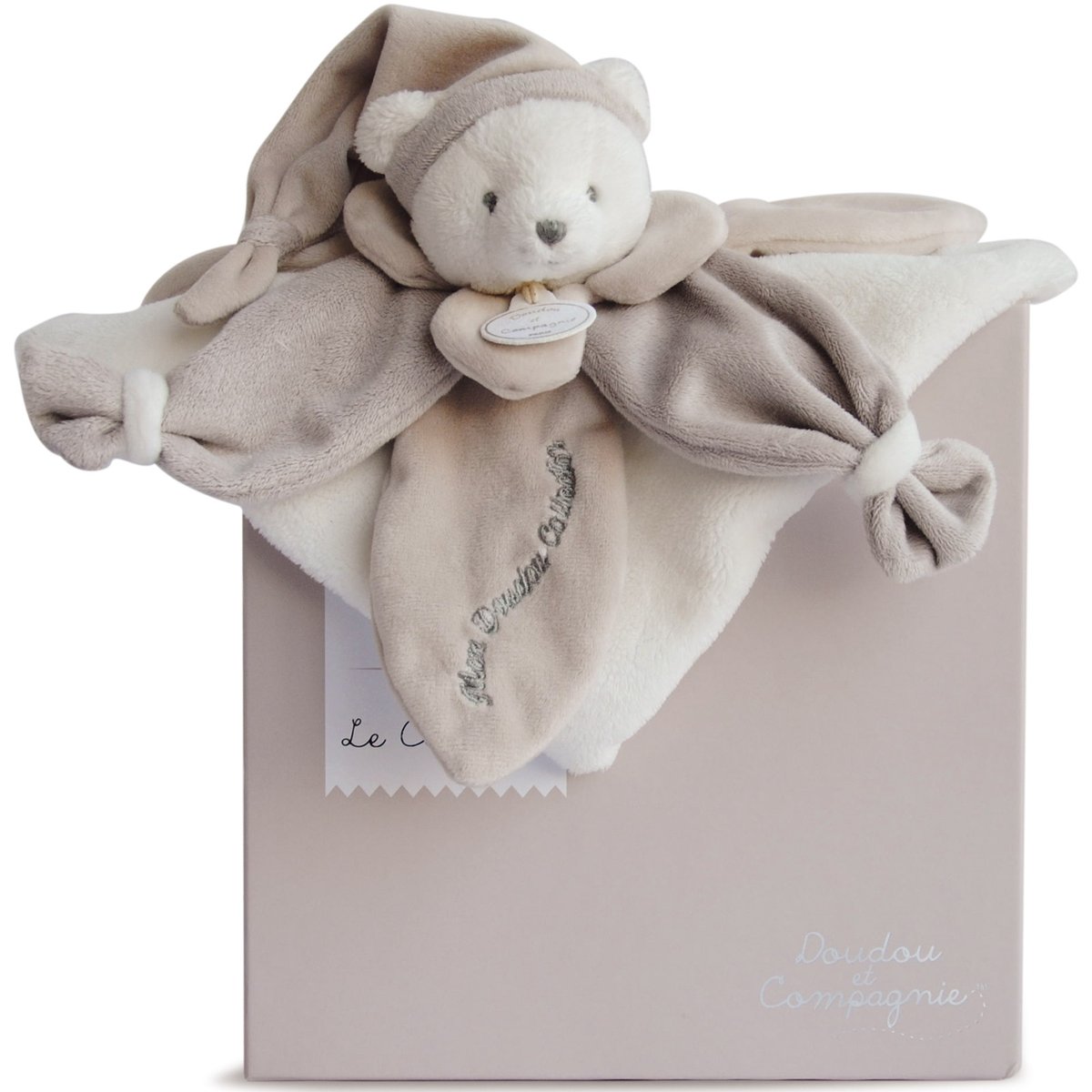 Coffret doudou beige, DOUDOU ET COMPAGNIE