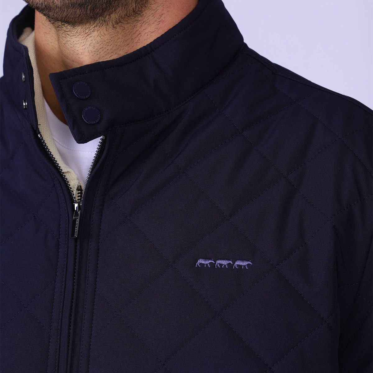Blouson Gaston bleu marine, MISE AU GREEN