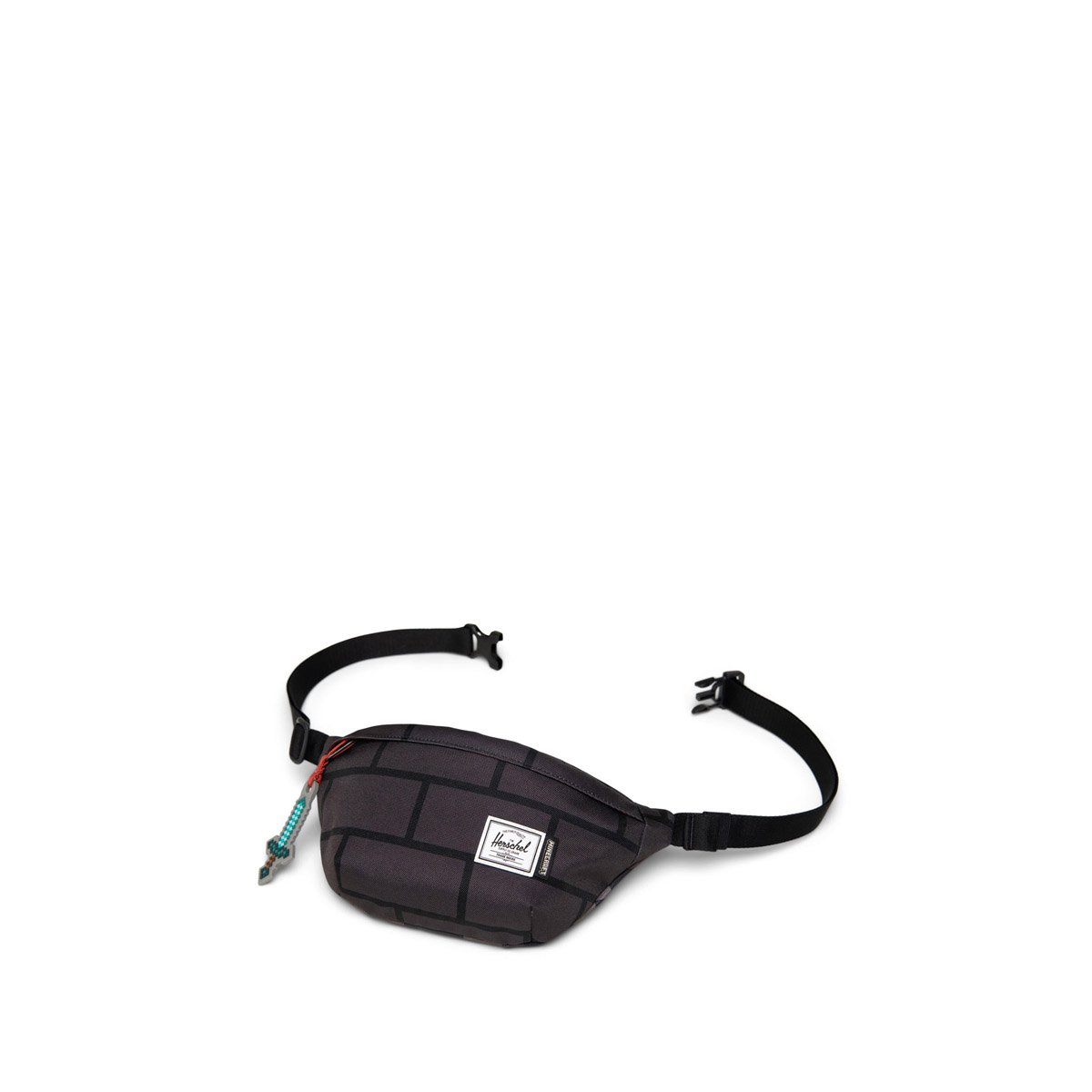 Sac banane en matières recyclées MINECRAFT CLASSIC noir, HERSCHEL