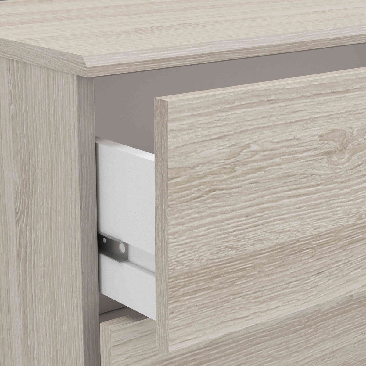 Commode 4 tiroirs bois clair, TERRE DE NUIT