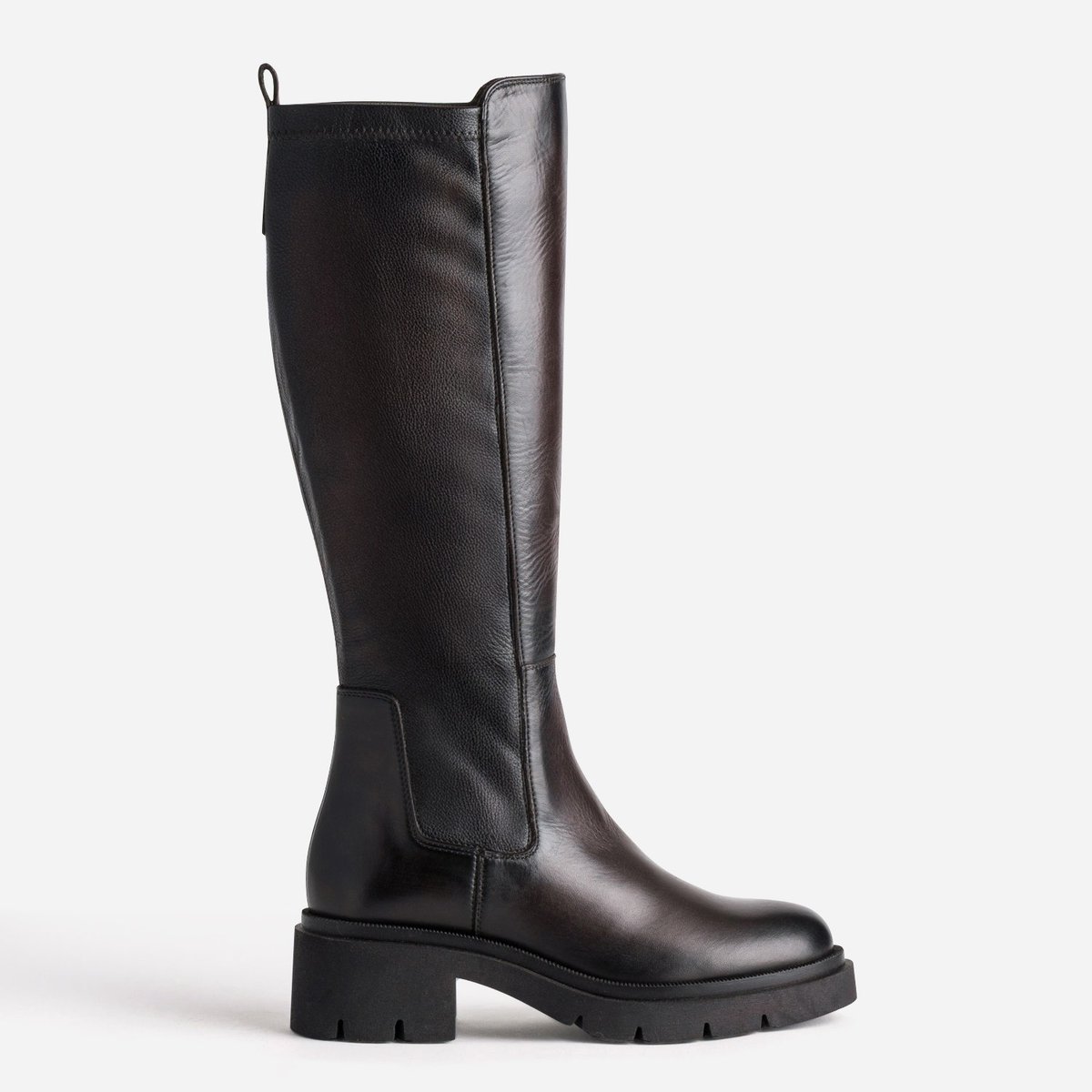 Botte À Talon en cuir MAELI marron, ERAM