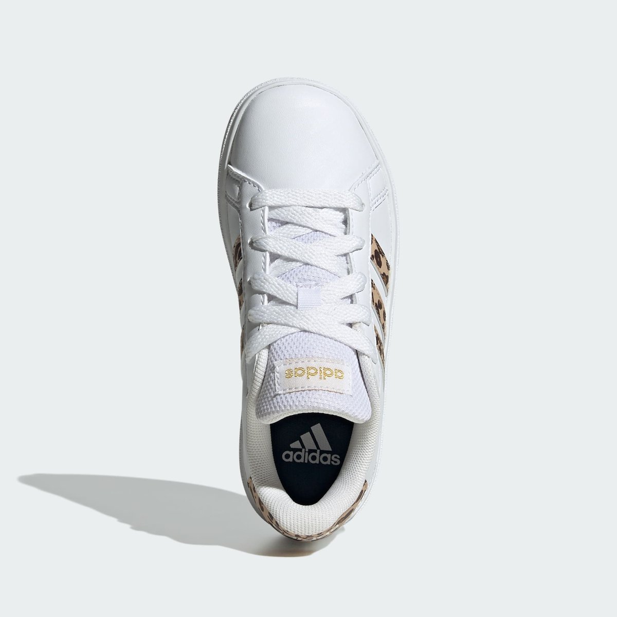 Baskets Grand Court 2.0 cloud white / magic beige / matte gold, ADIDAS SPORTSWEAR