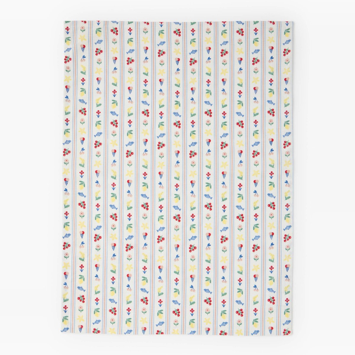 Torchon imprimé, 50x70cm, 100% coton recyclé multi co, MONOPRIX