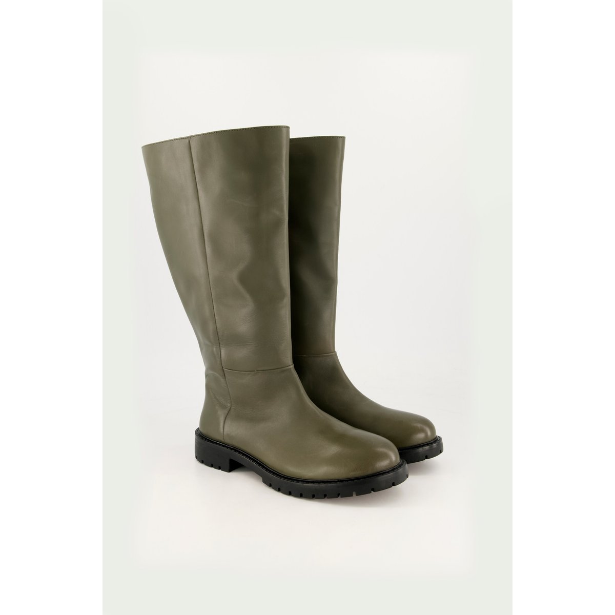 Bottes en cuir, tige XXL - largeur H , pied large mousse, ULLA POPKEN