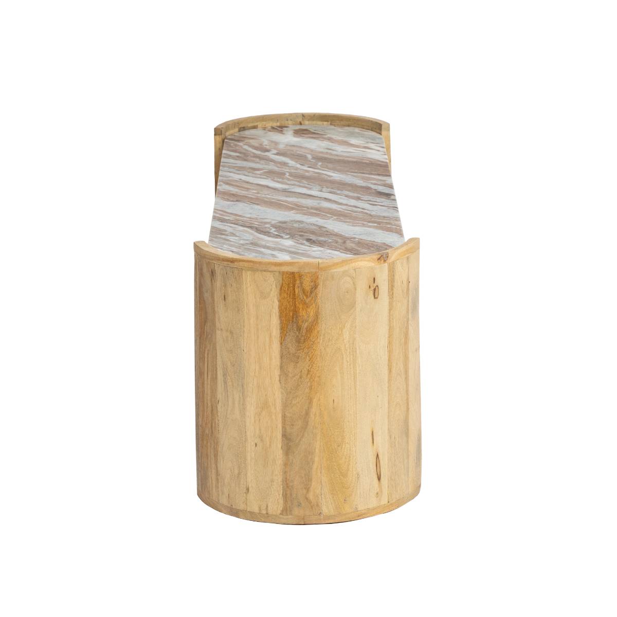 Table basse en bois de manguier ISABELLA bois clair, MADE IN MEUBLES