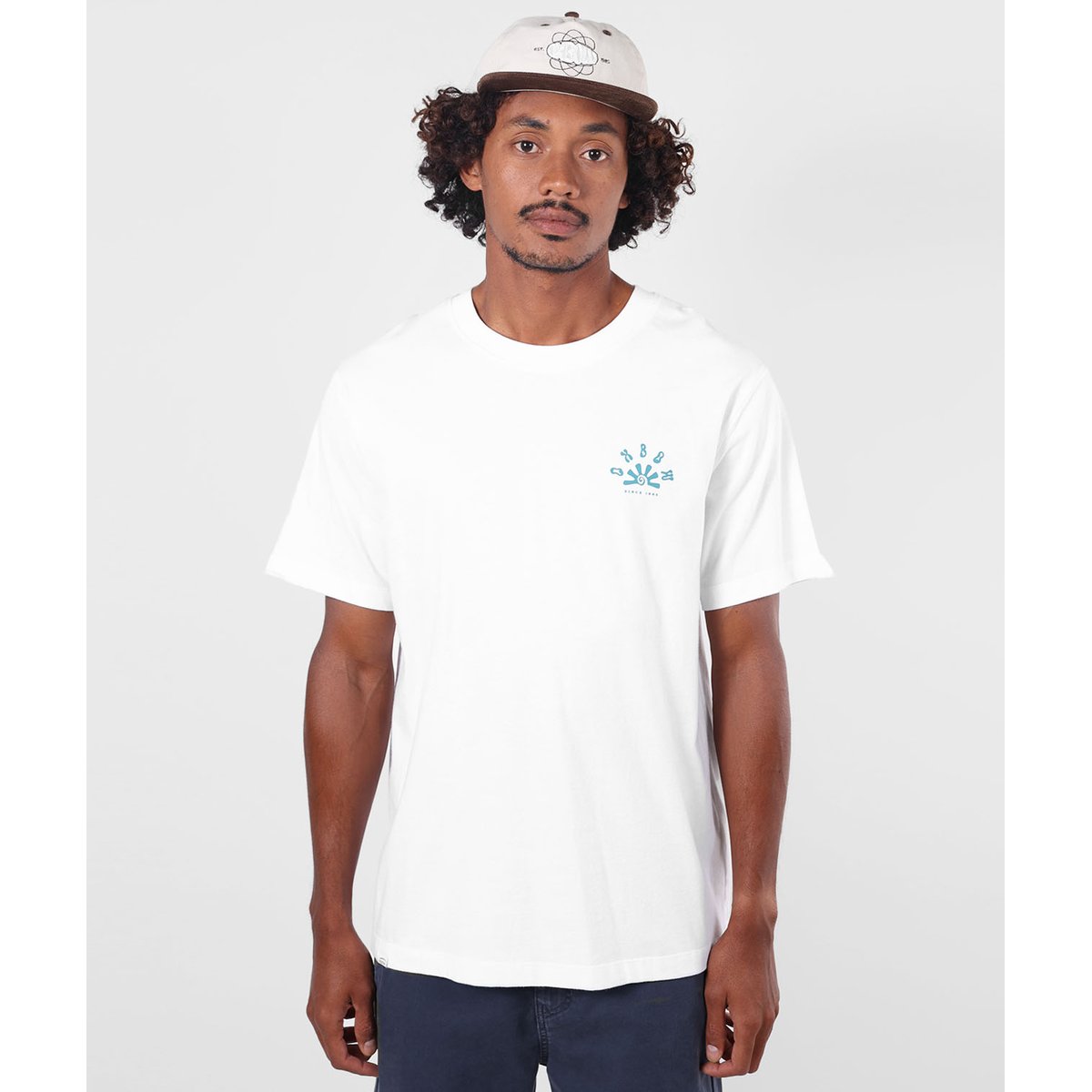 Tee-shirt manches courtes STOKED white, OXBOW