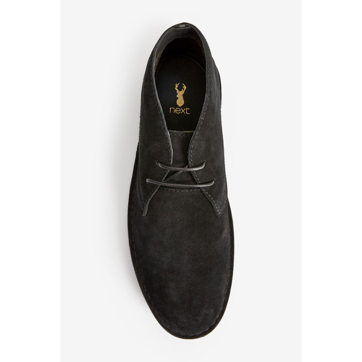 Bottines chukka coupe classique noir, NEXT