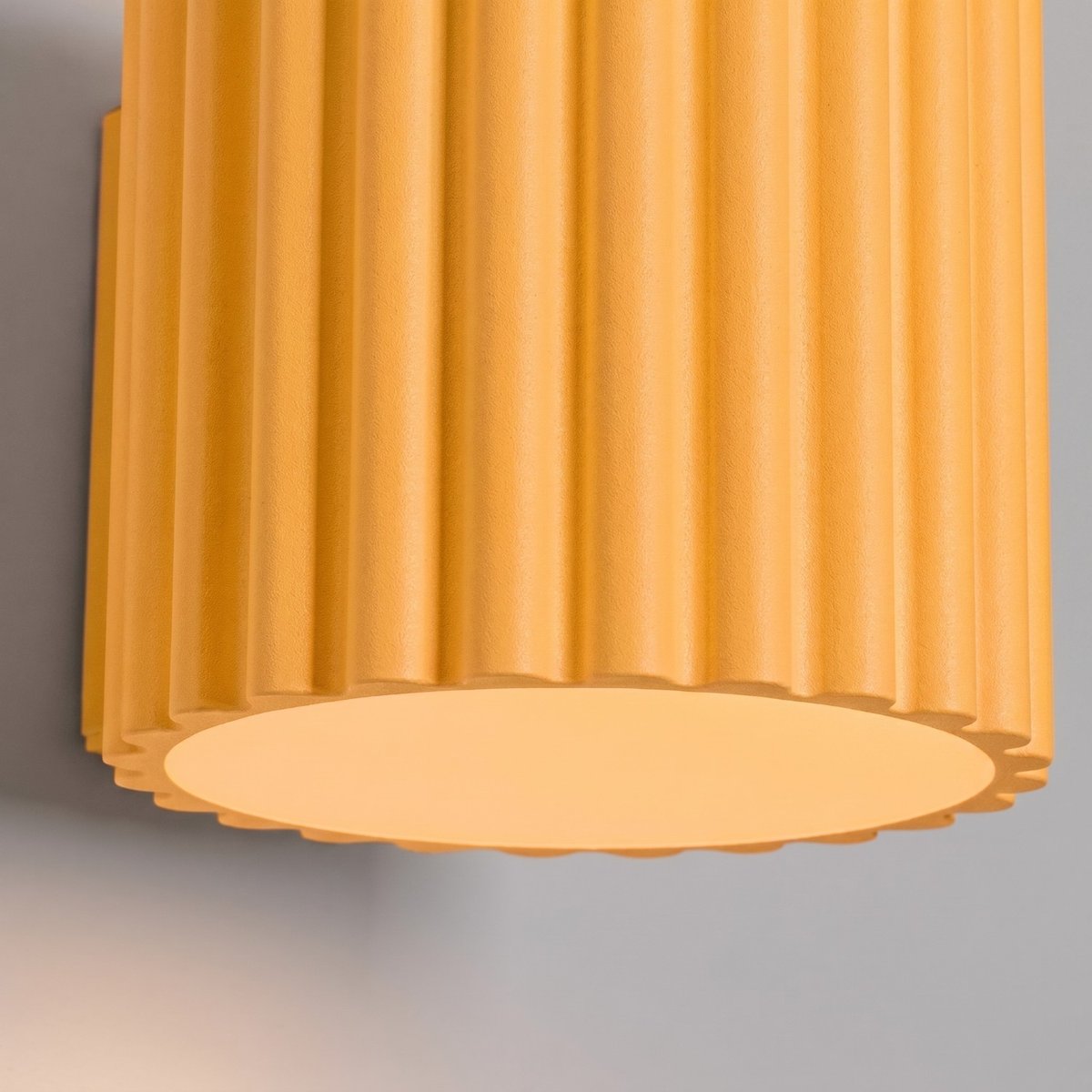 Applique murale Aluminium Jaune G9 1 AURA jaune, EDEN