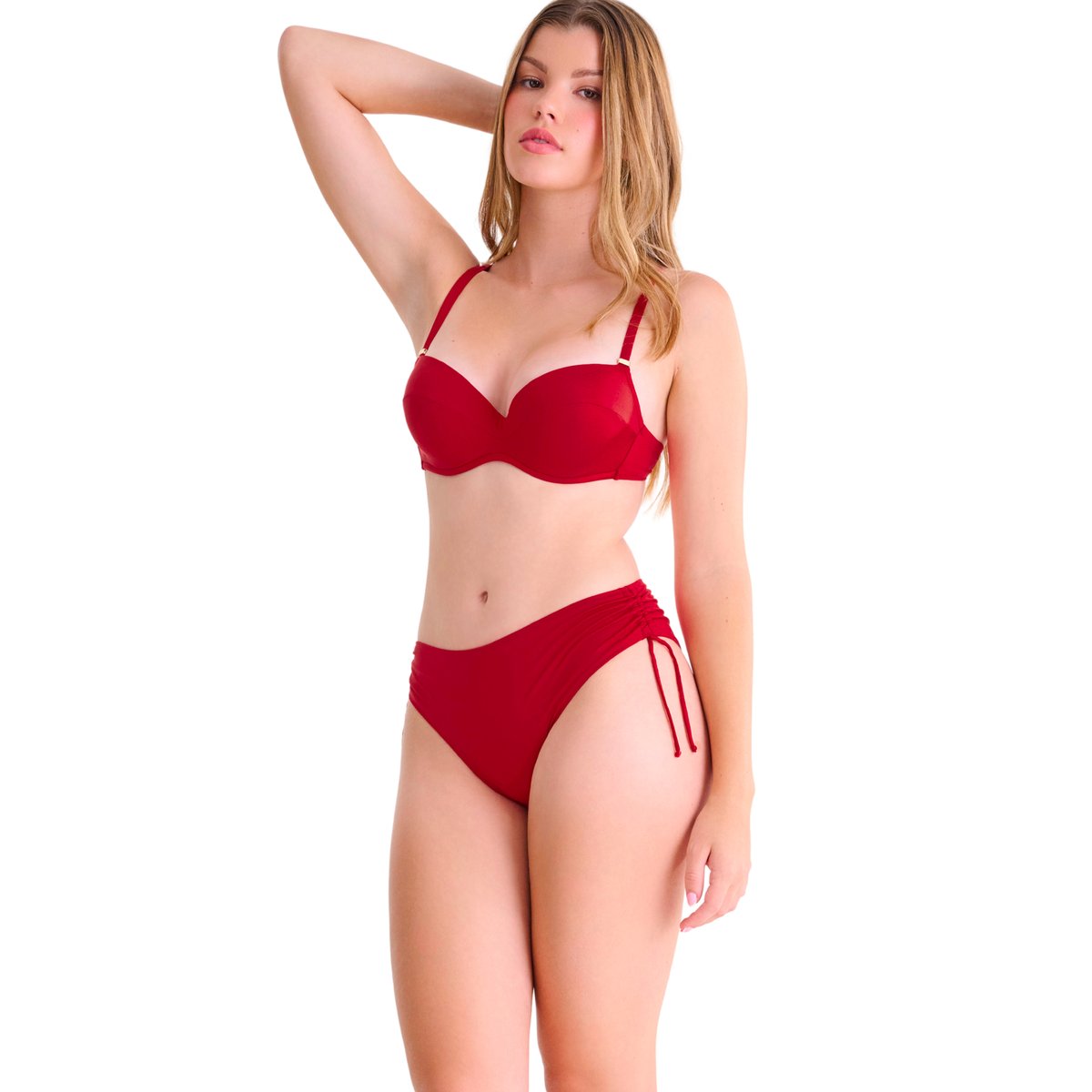 Haut maillot de bain préformé PORTOFINO rouge, LISCA