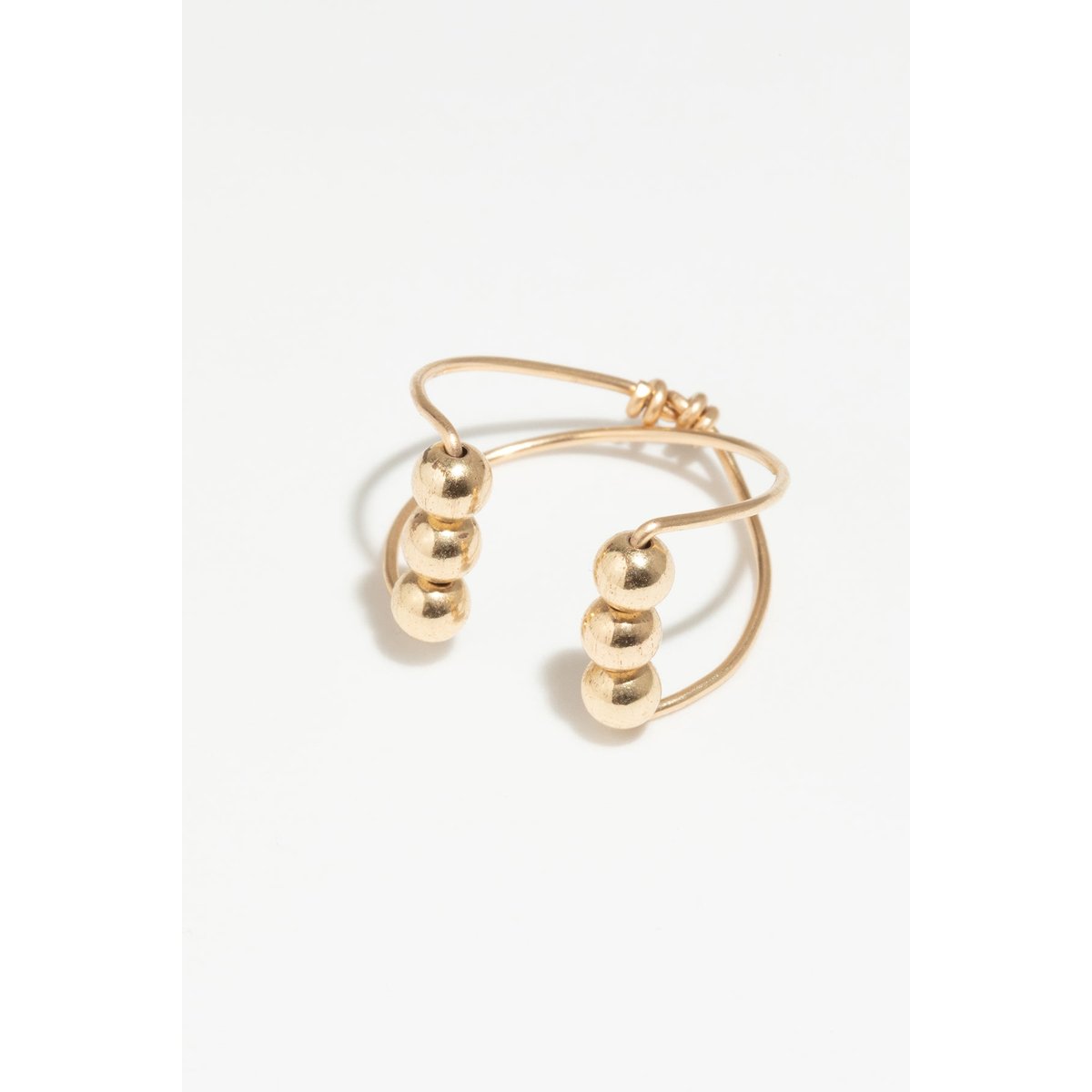 Grande Bague Sable or, YAY PARIS