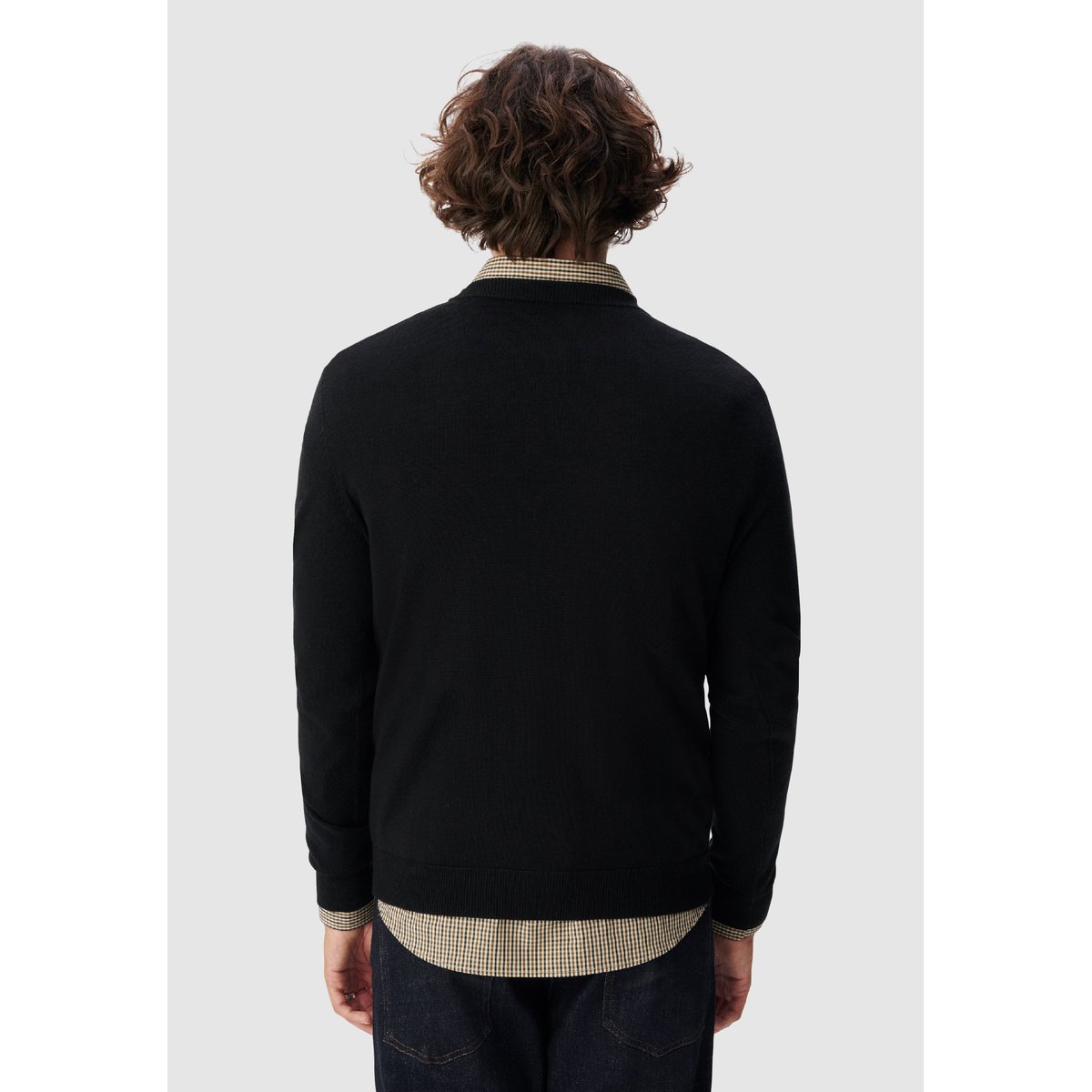Sweat molleton effet rayures noir, IKKS