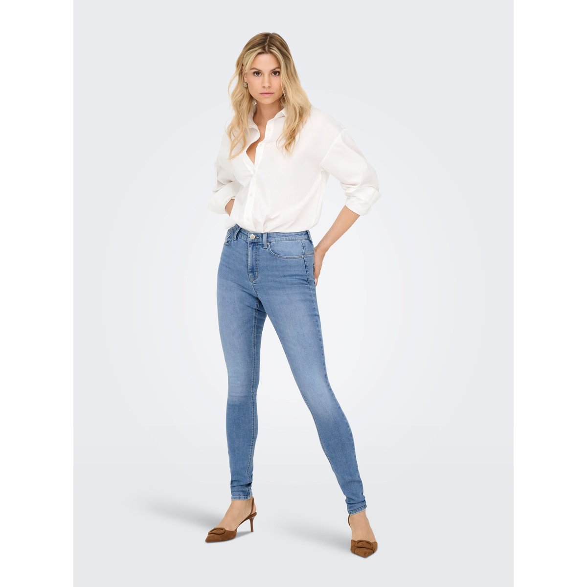 Jean Skinny light blue denim, ONLY