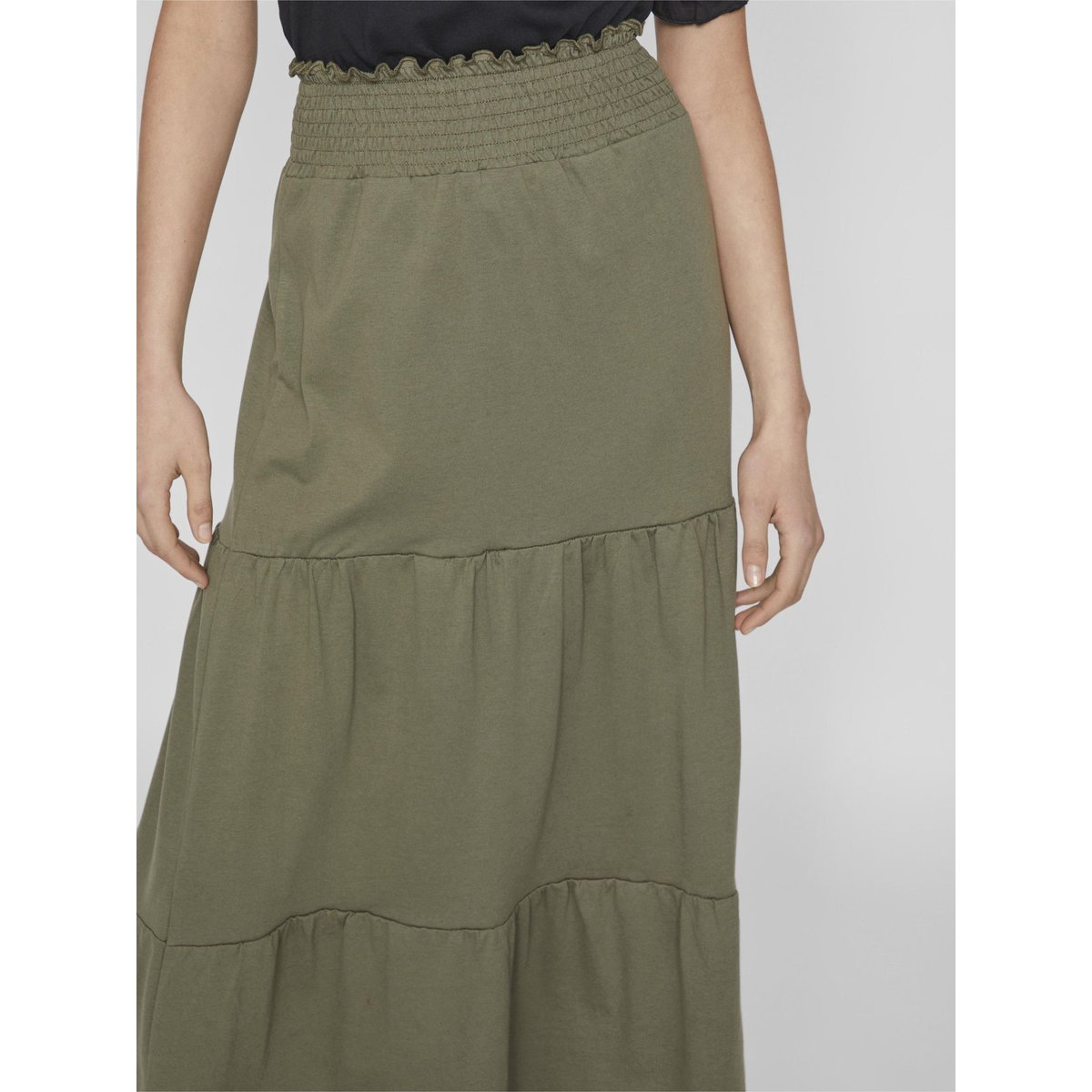Jupe Longue dusty olive, VILA