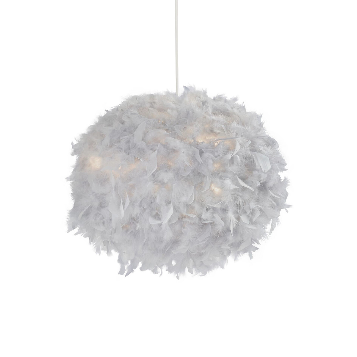 50cm Fylde Feather Ceiling Shade in Grey grey, SO'HOME