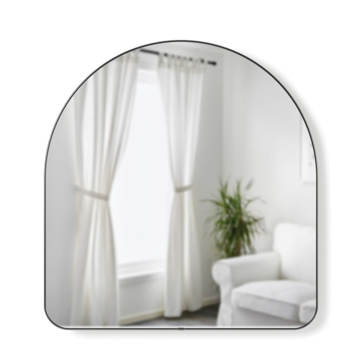Miroir arche cadre métal  HUBBA gris, UMBRA
