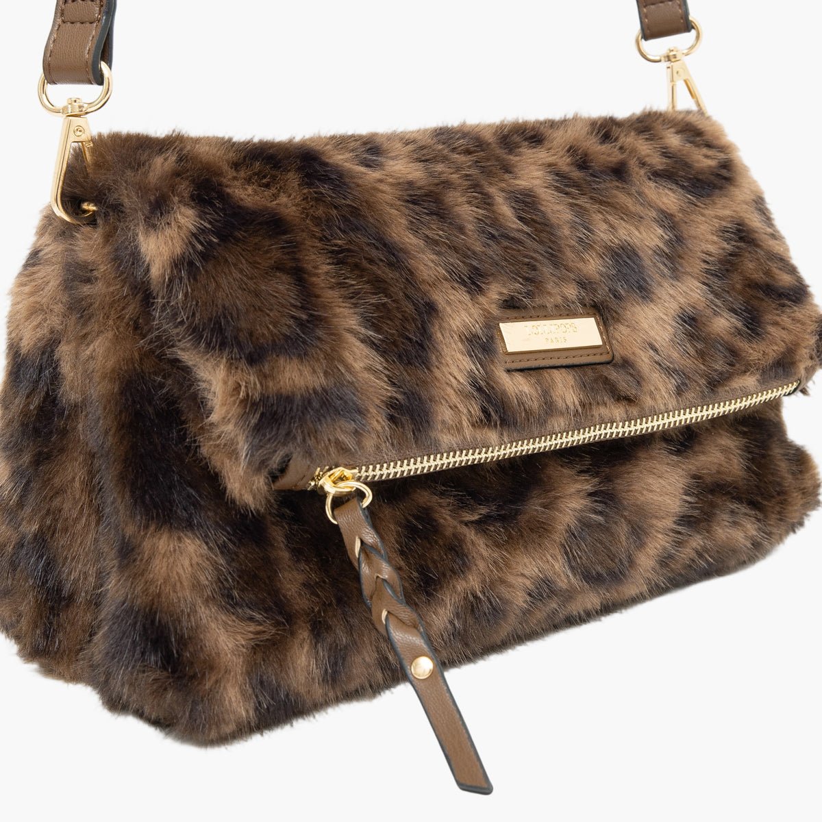 Sac multi poches léopard Tigra doré, LOLLIPOPS