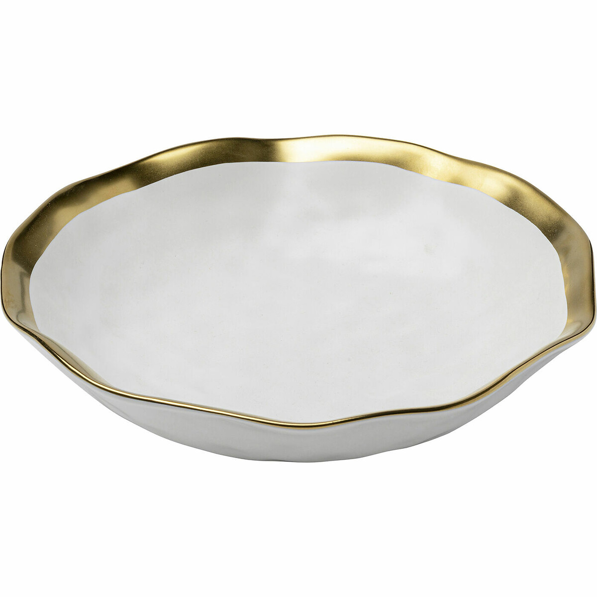 Piatto fondo Bell White Ø20cm bianco, KARE DESIGN
