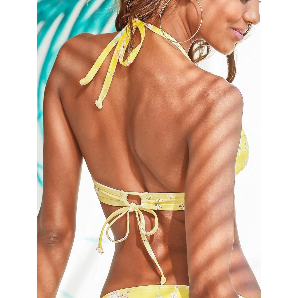 Haut maillot de bain triangle Sunseeker jaune A-B jaune, LASCANA