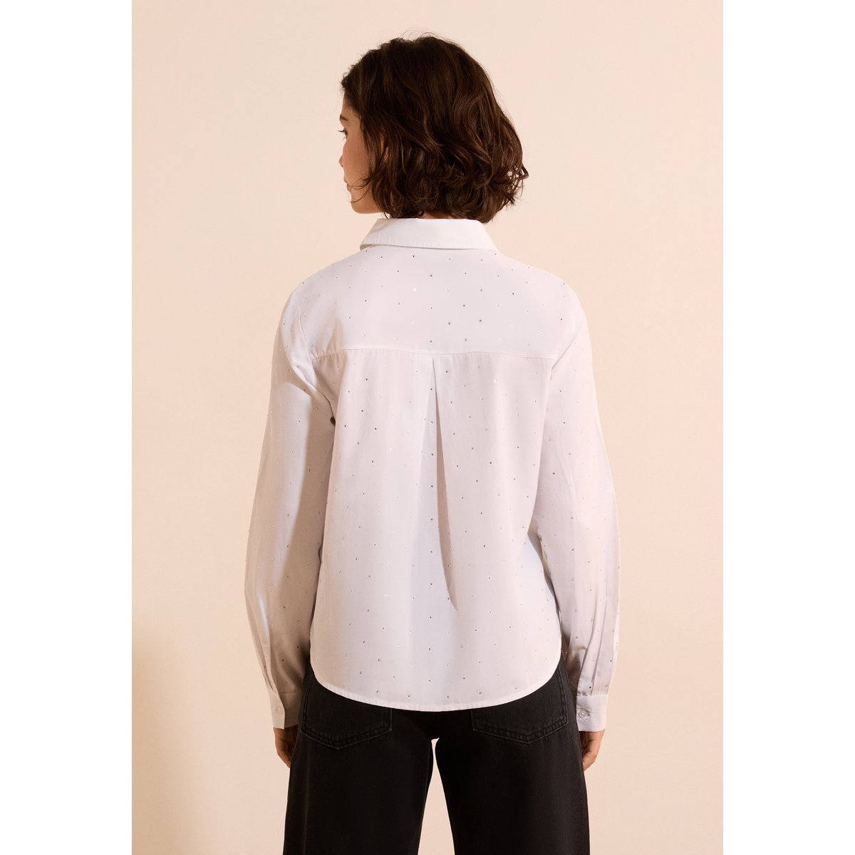 Chemise avec coton COLETTE blanc, ETAM
