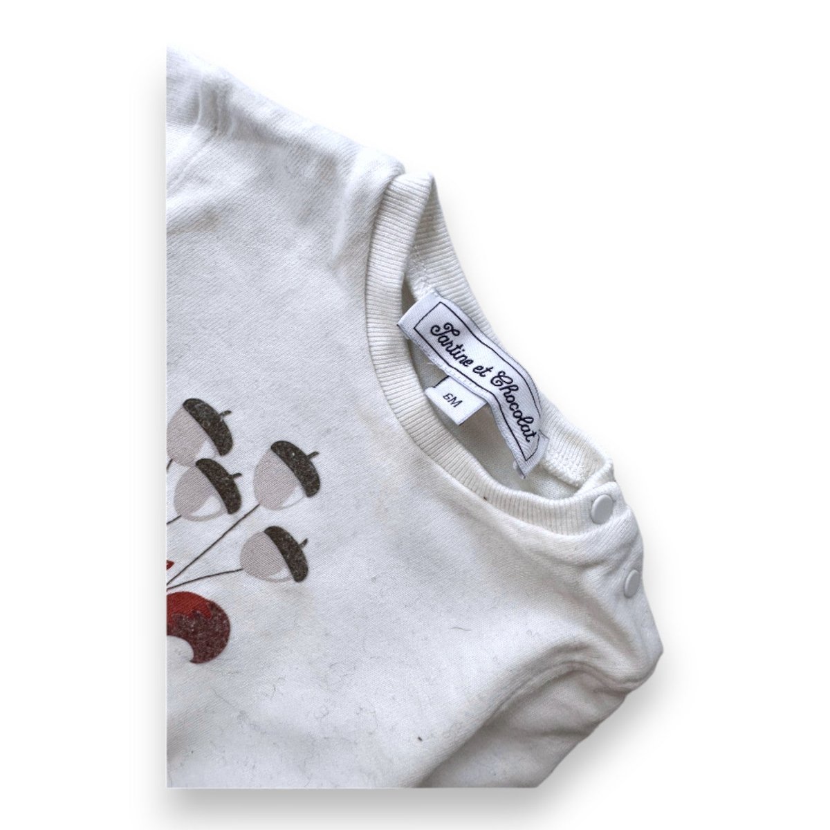 T-shirt bébé - Très bon état blanc, TARTINE ET CHOCOLAT