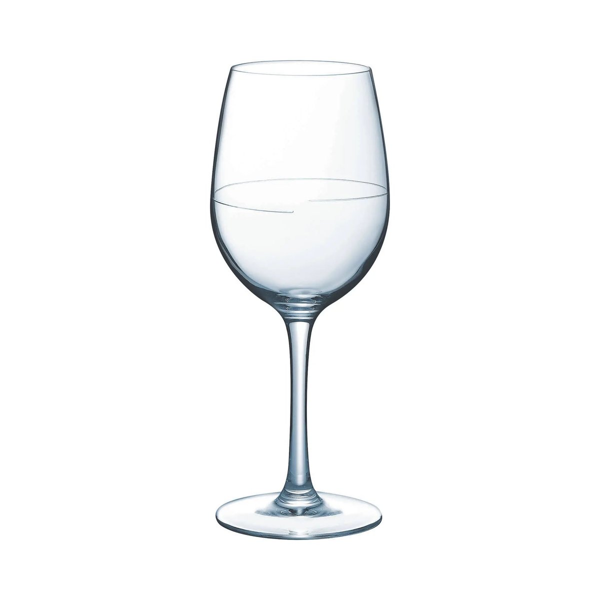 6 verres à pied 35 cl jaugés -VIN AU VERRE transparent, CHEF&SOMMELIER