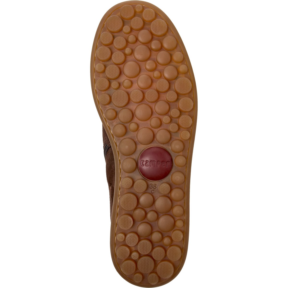 Bottines Pelotas Ariel Suede Leather brun fonc96, CAMPER