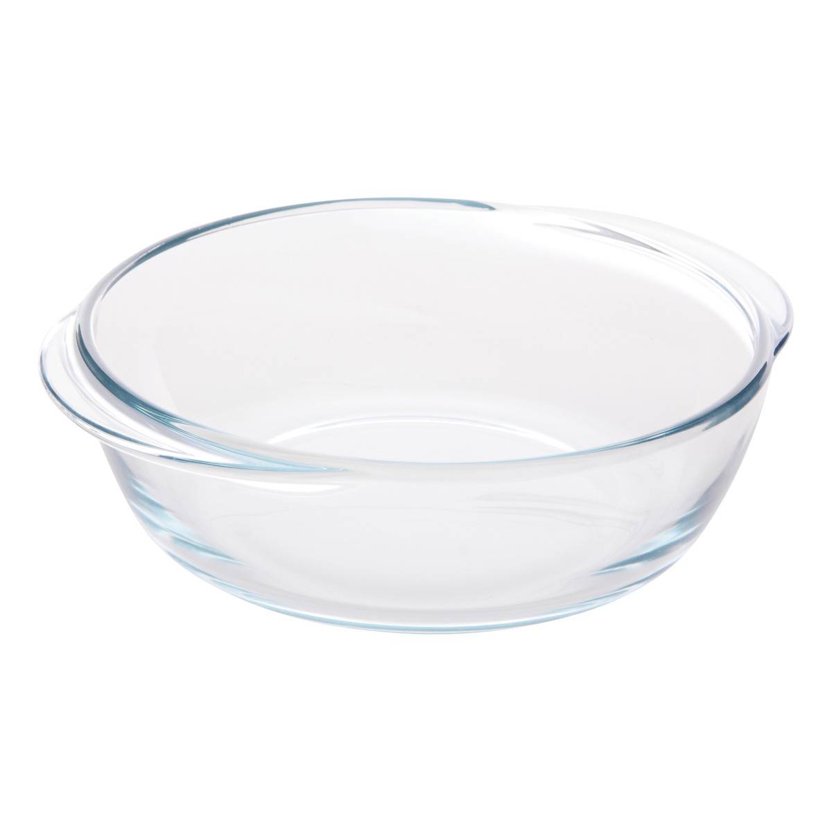 Plat à four rond en verre ESSENTIELS transparent, 5FIVE SIMPLY SMART