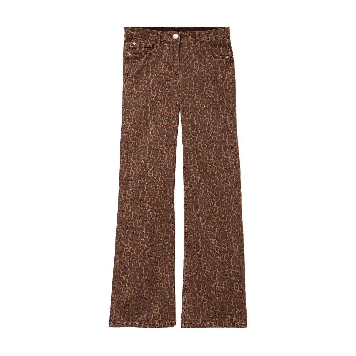 Pantalon magique L'Unique coupe bootcut marron cognac, BREAL